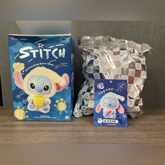 Miniso Disney Stitch Eat Something Before sleep - Confirmed Sleepy Donut 🍩 - Picture 2 of 12